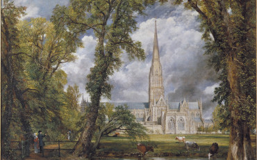 Victoria & Albert Museum: Salisbury Cathedral painting by John Constable