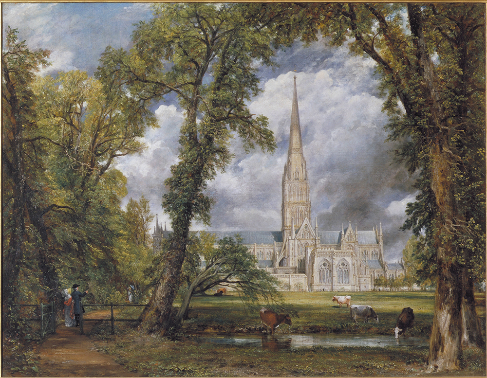 Victoria & Albert Museum:  Salisbury Cathedral painting by John Constable