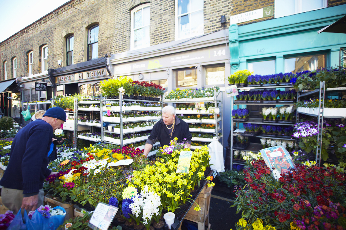Columbia Road Flower Stall