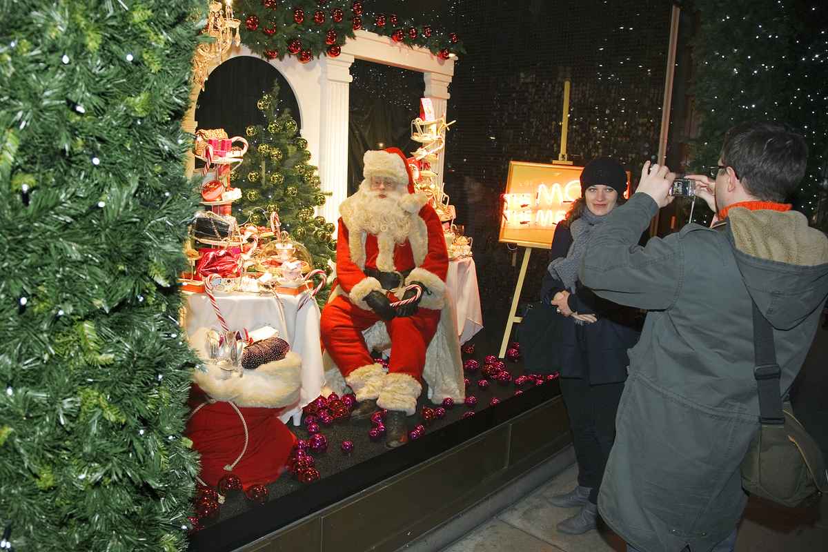 Selfridges Department Store At Christmas