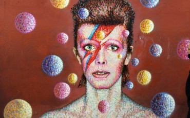 Brixton - David Bowie mural by street artist James Cochran. Photo Credit: ©Edwin Lerner.