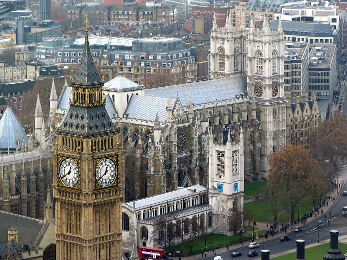 Westminister Abbey - As Viewed From London Eye