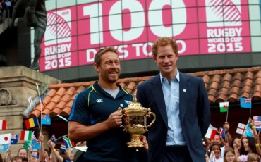Rugby World Cup 2015 - Jonny Wilkinson & Prince Harry