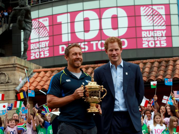 Rugby World Cup 2015 - Jonny Wilkinson & Prince Harry