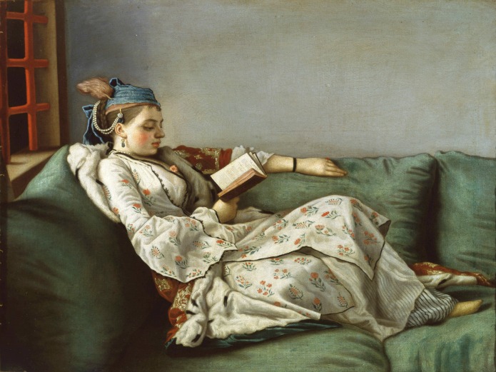 Royal Academy - Jean-Etienne Liotard - Woman on Sofa