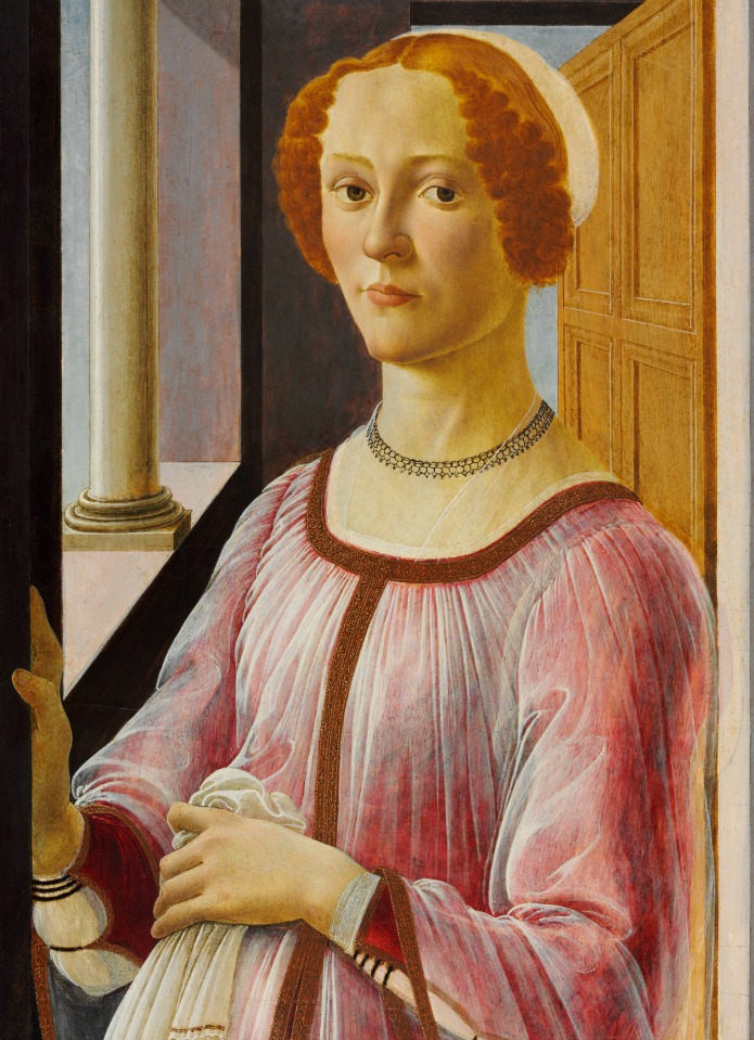 Sandro Botticelli, Portrait of a Lady known as Smeralda Bandinelli 