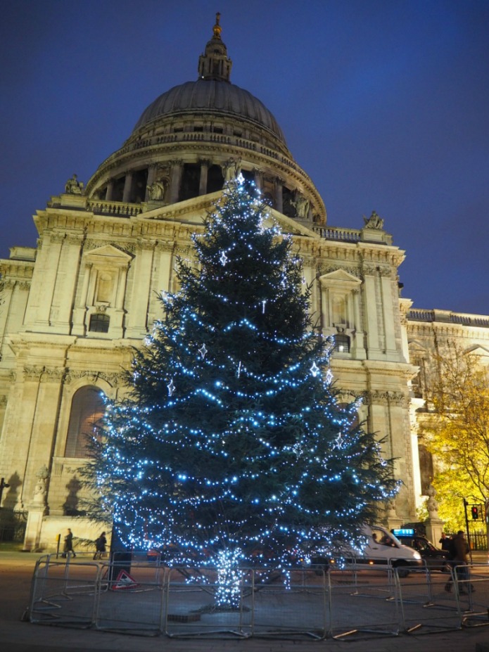 London Christmas Tree 2015 - St Paul's Cathedral