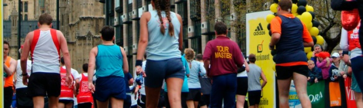 Runners at London Marathon - View of Big Ben. Photo Credit: © London & Partners.