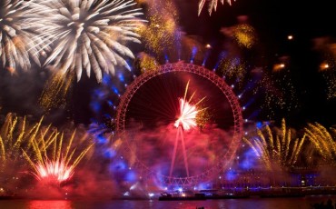 London New Year's Eve Fireworks. Photo Credit: © Visit London.