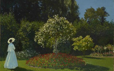 Claude Monet - Lady In The Garden