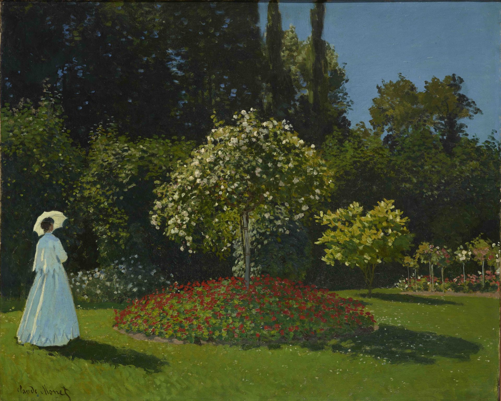 Claude Monet - Lady In The Garden