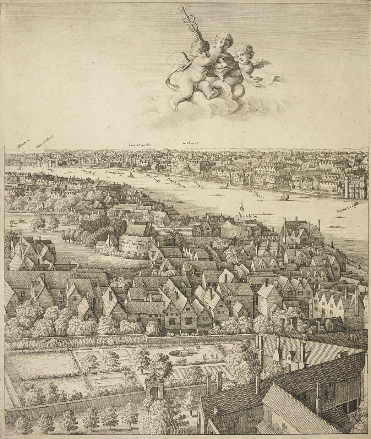 Wenceslaus Hollar, London, the Long View, 1647