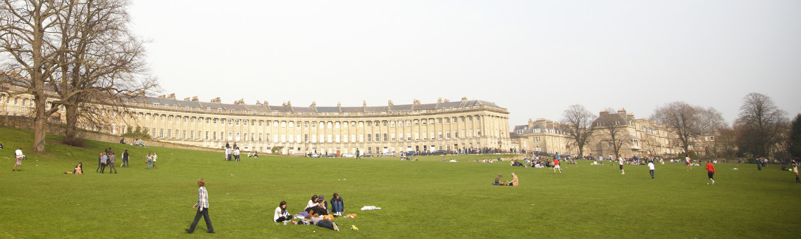 Bath - The city is a UNESCO historic world heritage site, and a town full of visitor attractions. The Royal Crescent. Georgian Bath.