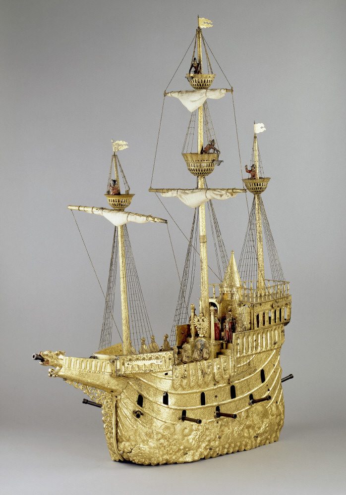 British Museum - The mechanical galleon.