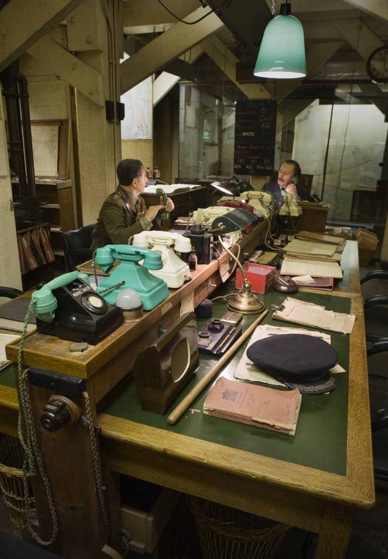 The Map Room at Churchill War Room. Photo credit: © Imperial War Museum. 