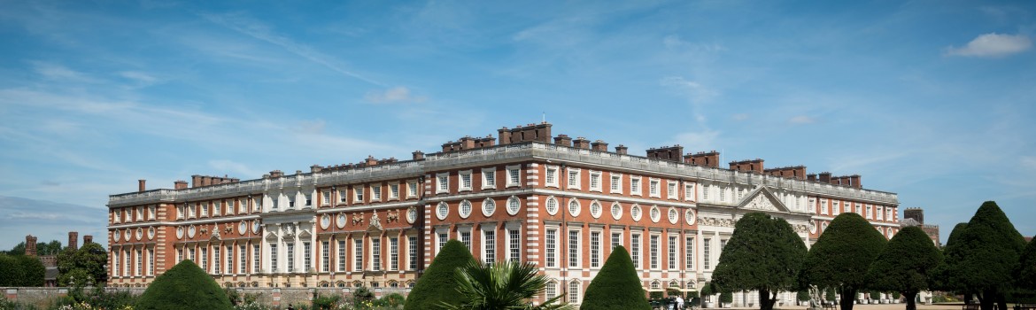 Hampton Court Palace - The Baroque South and East Fronts.