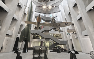 Imperial War Museum London - General view of the Atrium.