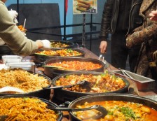 London - Brick Lane food stall. Photo Credit: ©Ursula Petula Barzey.