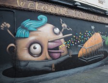 London - Street Art, Welcome To Kinkao, Pedley Street, Off Brick Lane. Photo Credit: ©Ursula Petula Barzey.