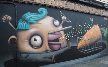 London - Street Art, Welcome To Kinkao, Pedley Street, Off Brick Lane. Photo Credit: ©Ursula Petula Barzey.