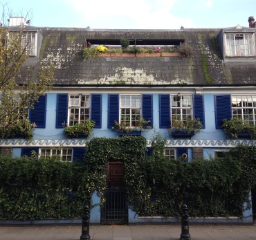 Notting Hill, London - Pretty Blue House. Photo Credit: ©Ursula Petula Barzey
