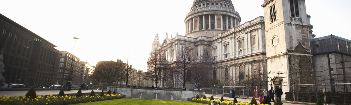 St Paul's Cathedral - As viewed on a spring day.