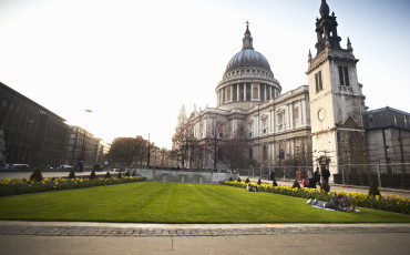 St Paul's Cathedral - As viewed on a spring day.