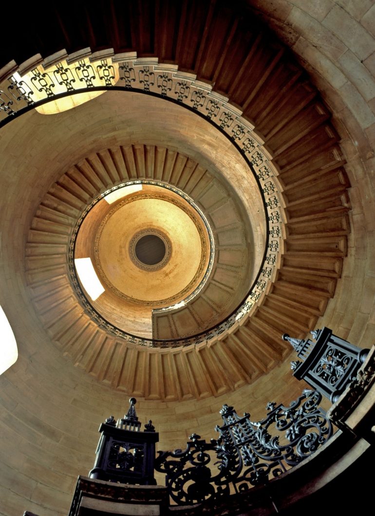 St Paul's Cathedral - Geometric staircase.