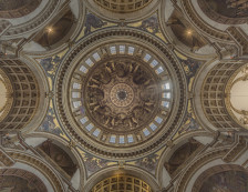 St Paul's Cathedral - View of the Dome ceiling.