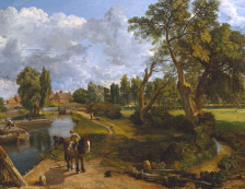 Tate Britain - John Constable, Flatford Mill ('Scene on a Navigable River') 1816-17.