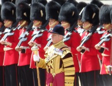 Trooping the Colour is an annual event that takes place on Horse Guards Parade near London's St James's Park, marking The Queen's official birthday.