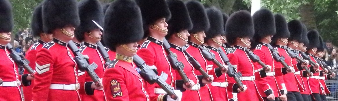 Trooping the Colour is an annual event that takes place on Horse Guards Parade near London's St James's Park, marking The Queen's official birthday.