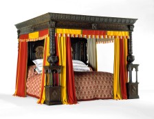 Victoria & Albert Museum _ 'The Great Bed of Ware', carved oak bed, probably from Ware, Hertfordshire, UK, about 1590.