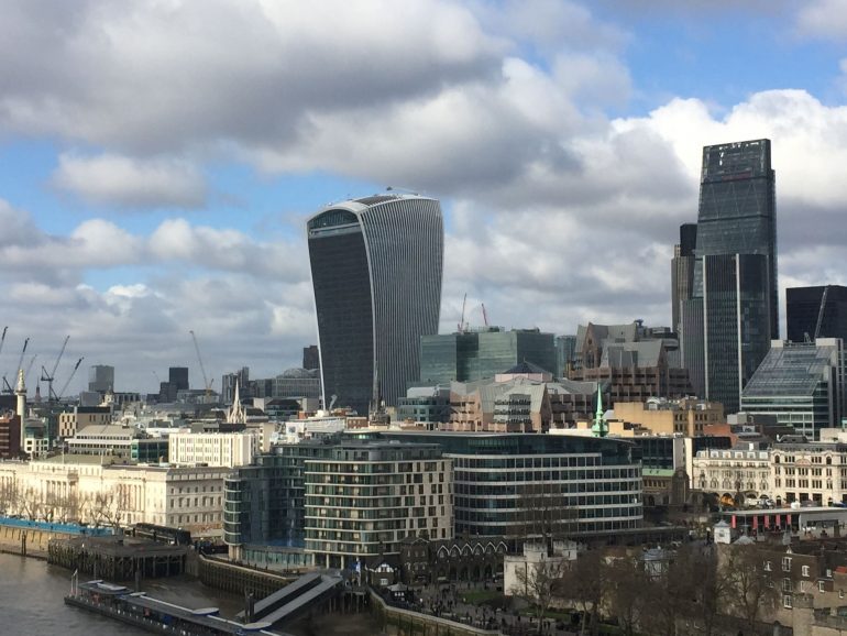 City of London - 20 Fenchurch Street know as the Walkie Talkie Building. Photo Credit: ©Nigel Rundstrom.