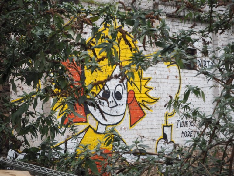 London Street Art in Shoreditch - I love you more than cheese mural. Photo Credit: ©Ursula Petula Barzey.