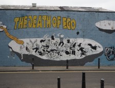 London Street Art in Shoreditch - The death of ego by Pang and Christiaan Nagel. Photo Credit: ©Ursula Petula Barzey.