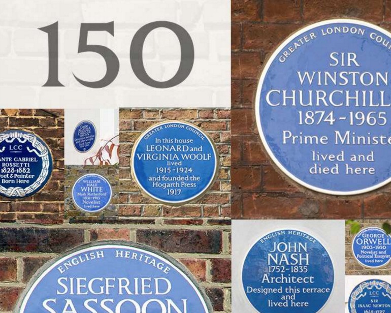 English Heritage - 150th Anniversary of Blue Plaques. Photo Credit: ©English Heritage.