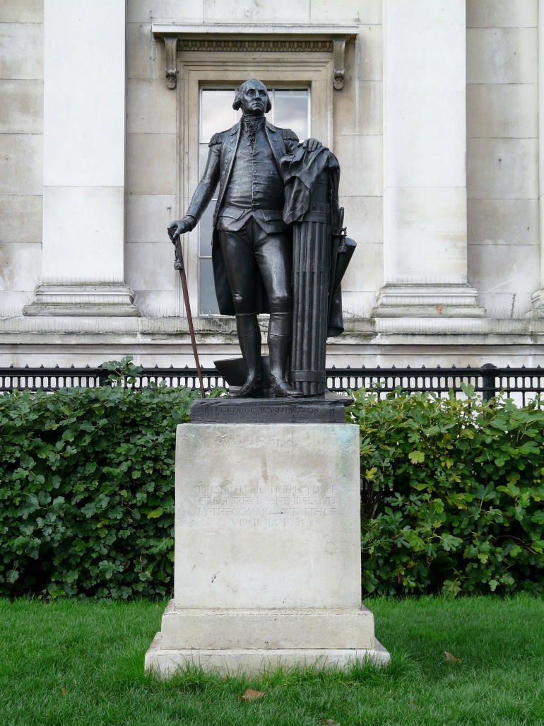 Statute of United States President George Washington in London. Photo Credit: ©Ham via Wikimedia Commons.