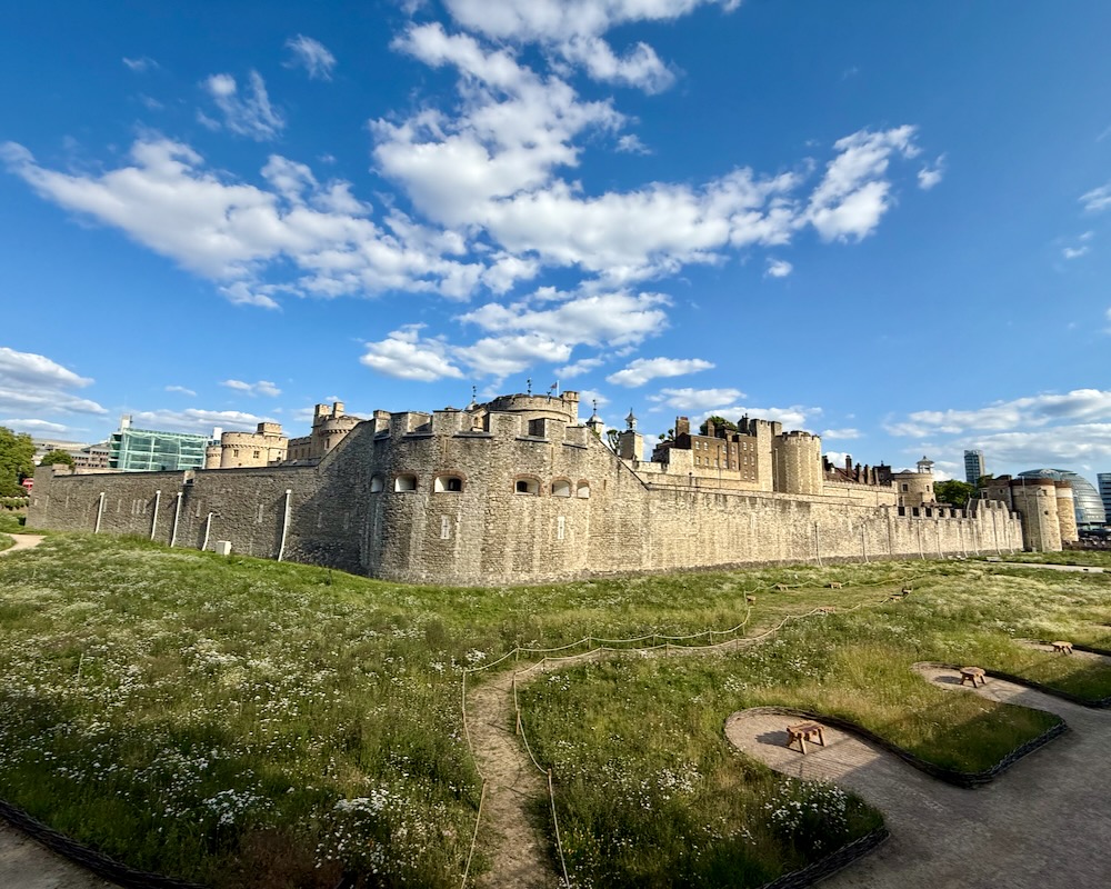 View of the Moat at the Tower of London. Photo Credit: © Ursula Petula Barzey.