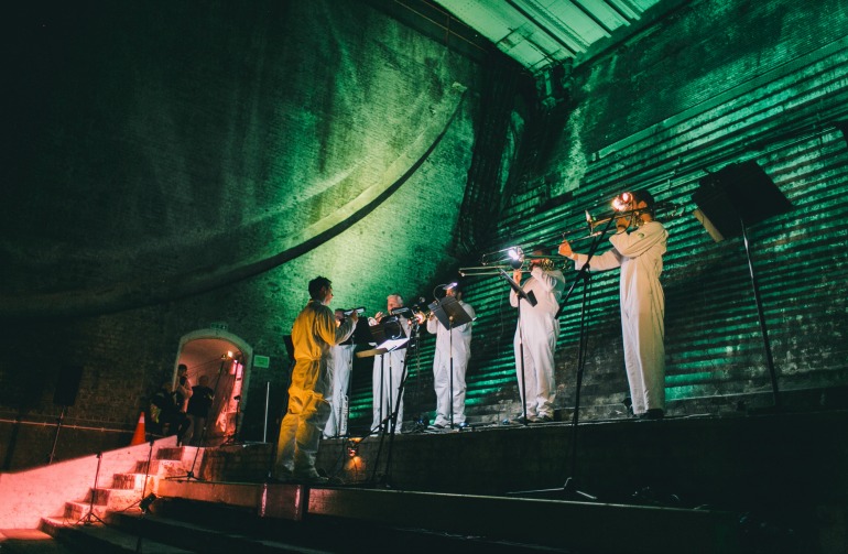 Bascule Chamber Concert inside Tower Bridge. Photo Credit: ©Totally Thames 2016. 