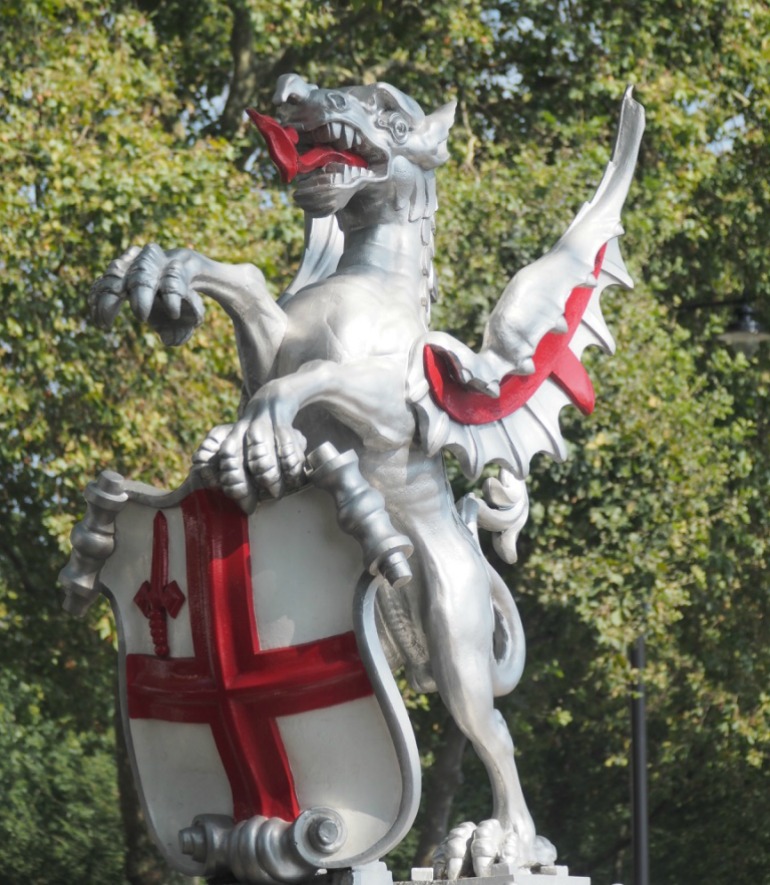 City of London Boundary Dragon. Photo Credit: ©Ursula Petula Barzey. 