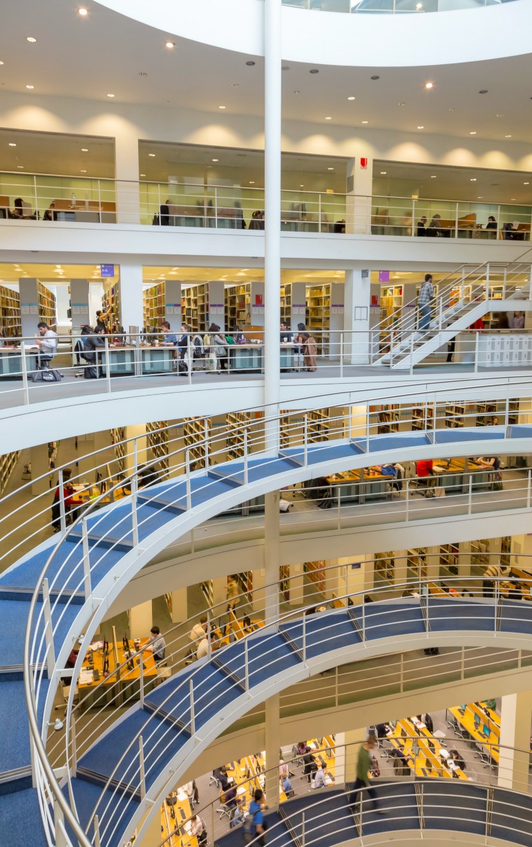 London School of Economics atrium interior. Photo Credit:  ©London & Partners. 