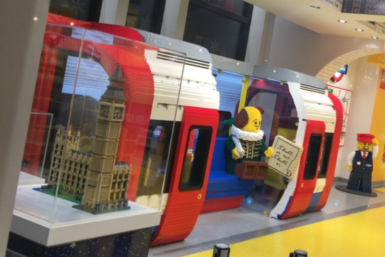 London Lego Store - London Underground Carriage. Photo Credit: ©Ursula Petula Barzey.