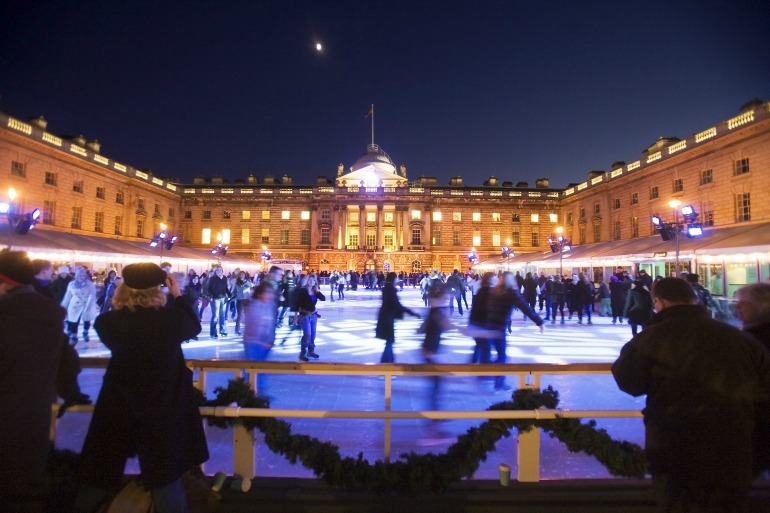 Somerset House - Ice Skating. Photo Credit: ©London & Partners.