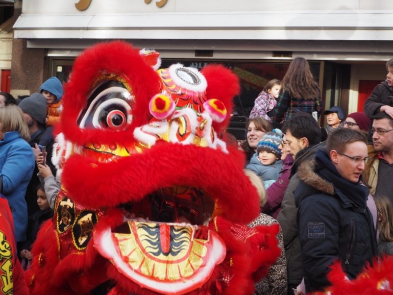 London Chinatown - Chinese New Year Parade - Dragon Dancers. Photo Credit: © Ursula Petula Barzey.