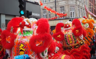 London Chinatown - Chinese New Year Parade - Dragon Dancers. Photo Credit: © Ursula Petula Barzey.