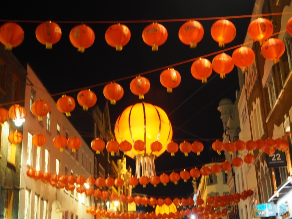 London Chinatown - Red Lanterns. Photo Credit: © Ursula Petula Barzey. 