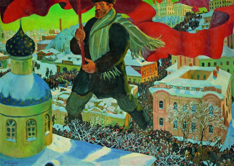 Royal Academy of Arts: Boris Mikhailovich Kustodiev, Bolshevik, 1920. Photo Credit: © State Tretyakov Gallery.