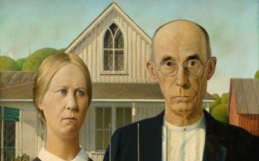 Royal Academy of Arts: Grant Wood, American Gothic, 1930. Photo Credit: © The Art Institute of Chicago/Friends of American Art Collection.