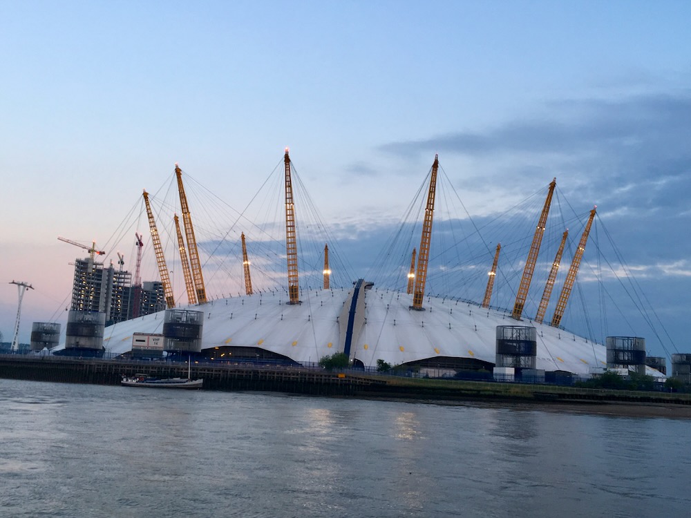 The O2 Arena in Greenwich. Photo Credit: © Ursula Petula Barzey.